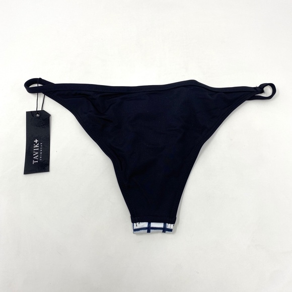 Tavik Womens Antic Moderate Swim Bottom ONLY in Grid Blue Black White La… - Picture 4 of 8